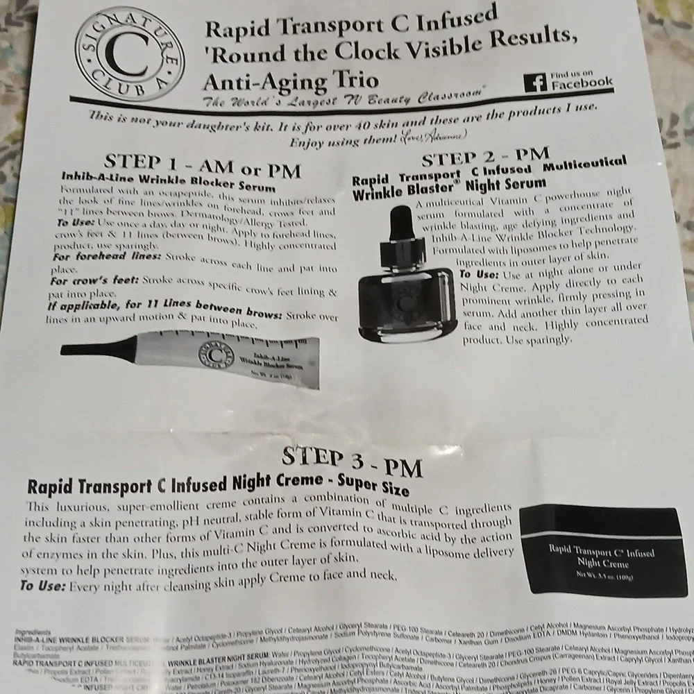 Signature Club C Skincare Set - Picture 5 of 5